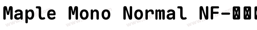 Maple Mono Normal NF字体转换 Maple Mono Normal NF字体转换